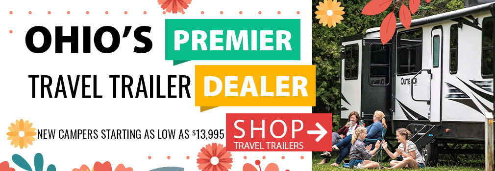 Travel trailer banner